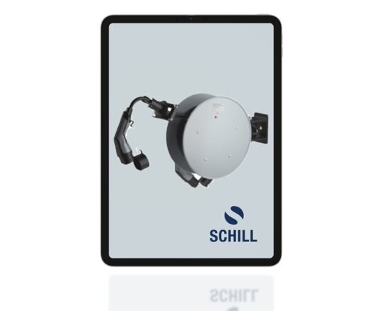 Schill haspel zonder oplaadelektronica op iPad